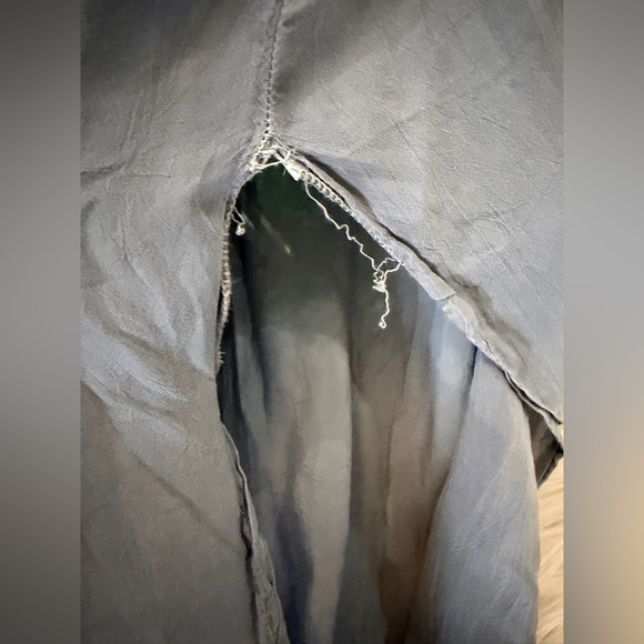 Johnny Was Gray Tunic Top with Orange Embroidery - Picture 9 of 13